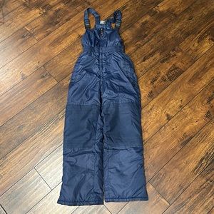 Boys Navy Snow bib